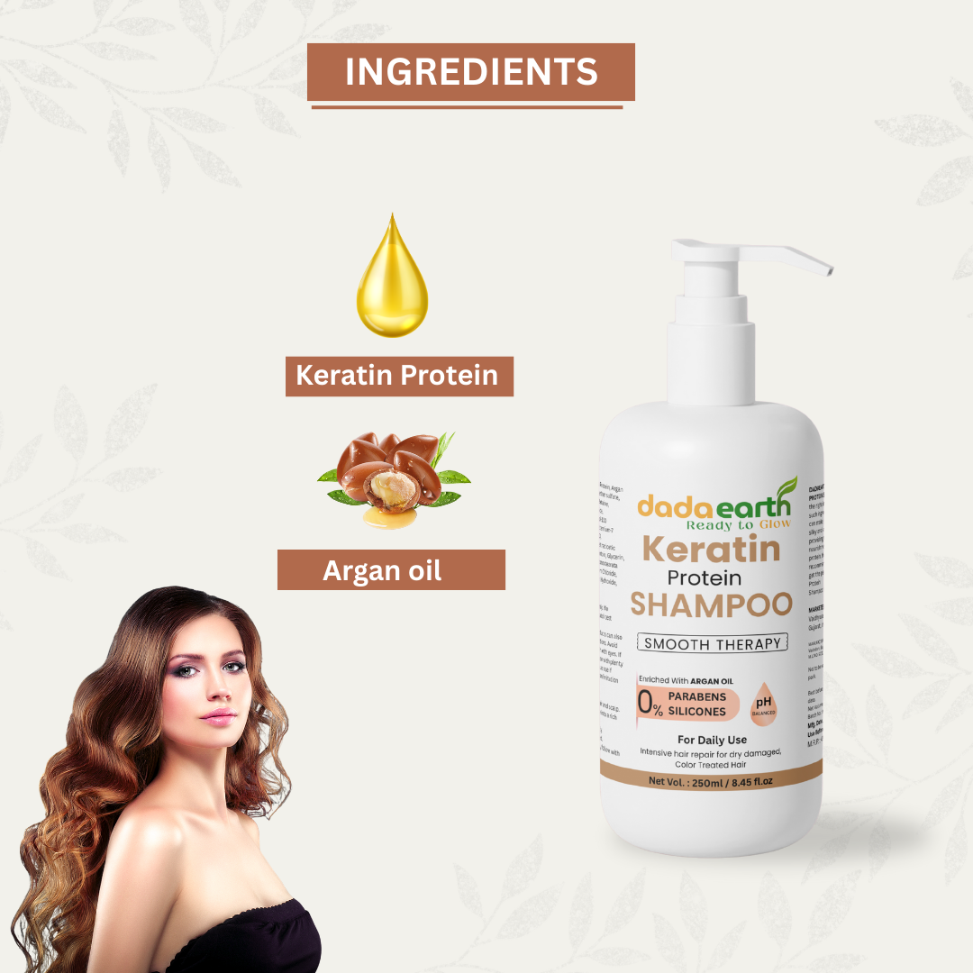 Keratin Protein Shampoo – Smooth, Repair & Shine