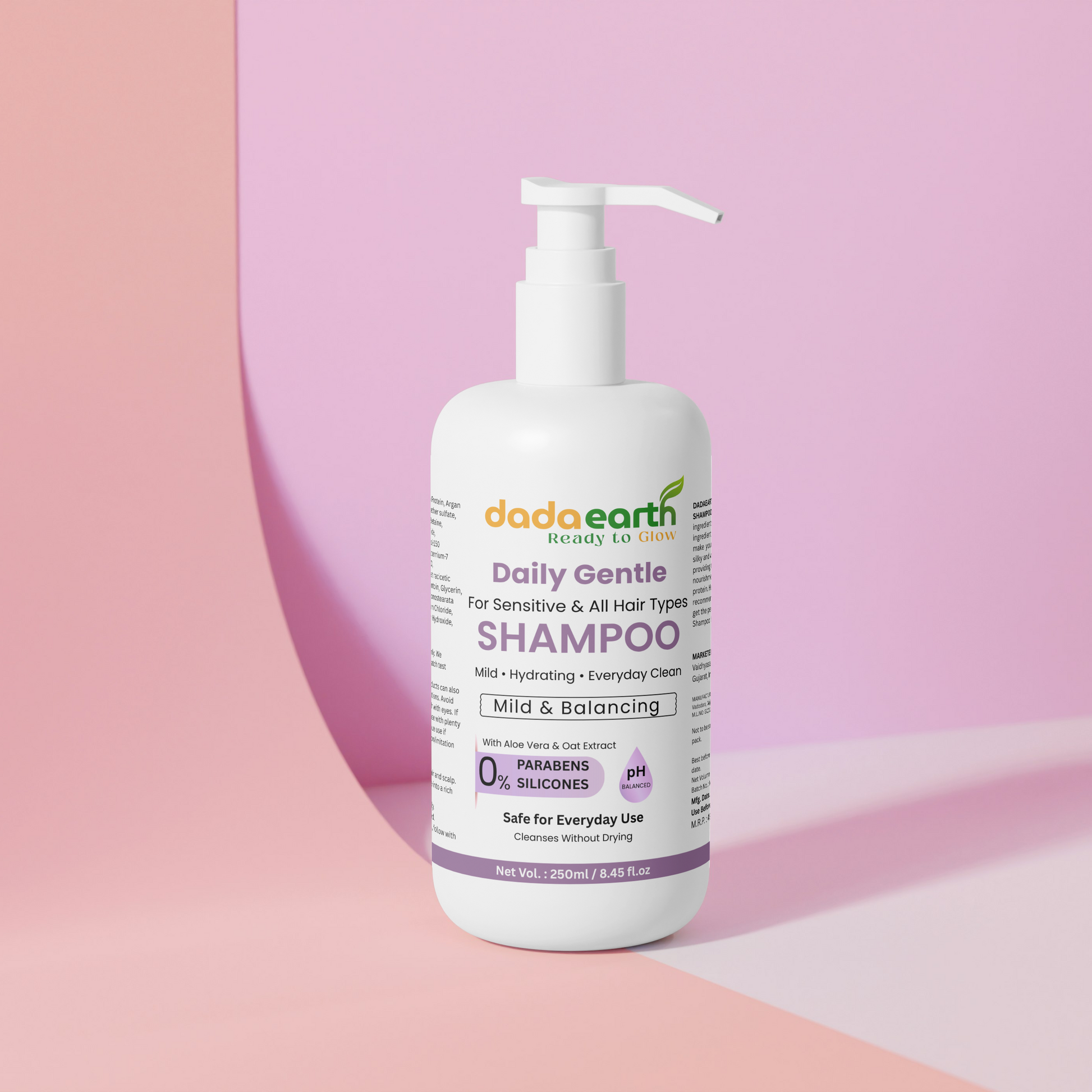 DADAEARTH DAILY GENTLE SHAMPOO BOTTLE